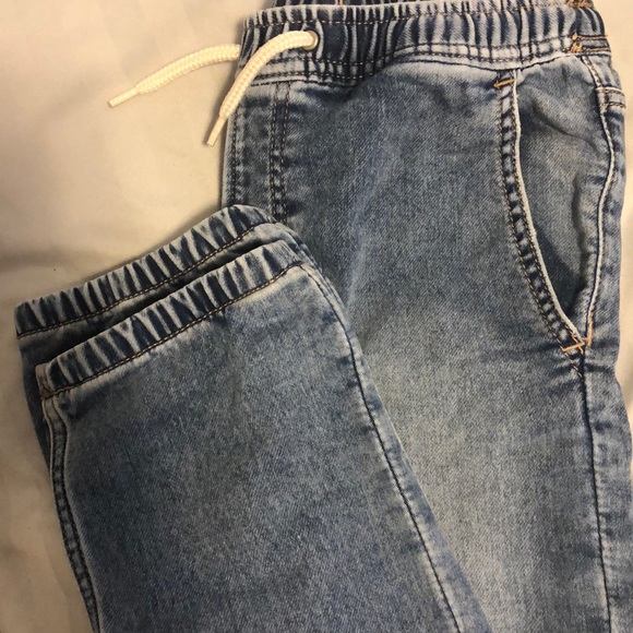 Regular denim joggers - Picture 3 of 4